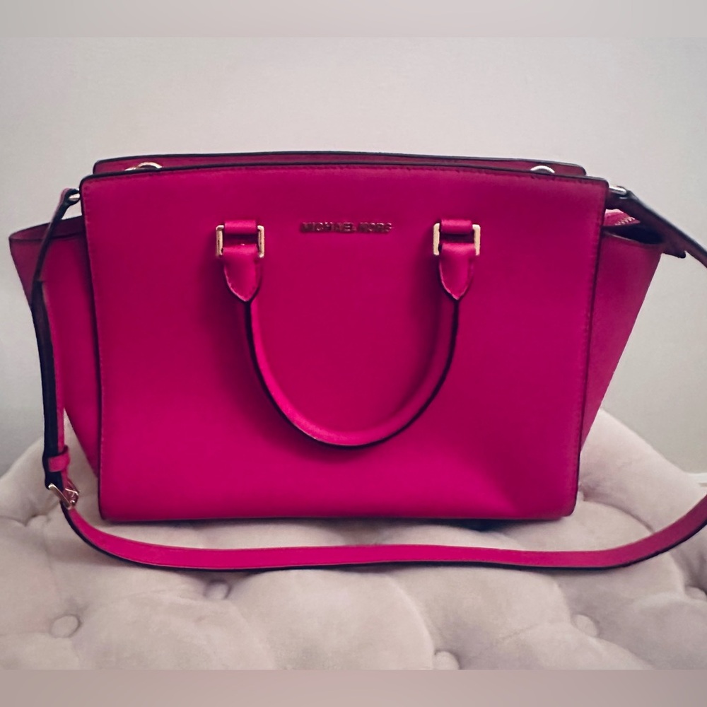 Michael Kors Pink Satchel - Picture 2 of 6
